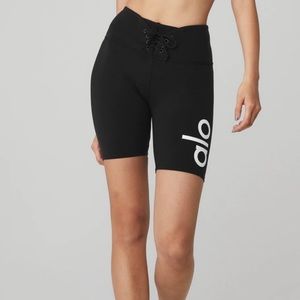Black Alo Biker Shorts